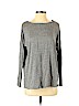 RACHEL Rachel Roy Gray Long Sleeve T-Shirt Size S - photo 1