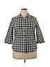 Kim Rogers Ivory 3/4 Sleeve Button-Down Shirt Size 14 (petite) - photo 1