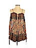 Free People 100% Rayon Brown Romper Size S - photo 1