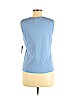 Classiques Entier Blue Sleeveless Silk Top Size L - photo 2