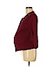 Rafaella 100% Cotton Burgundy Cardigan Size M - photo 1