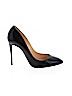 Christian Louboutin 100% Leather Black Heels Size EU 40 - photo 1
