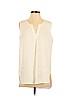Ellen Tracy White Sleeveless Blouse Size S - photo 1