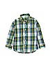 Old Navy 100% Cotton Green Long Sleeve Button-Down Shirt Size S (kids) - photo 1