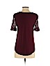 Ann Taylor LOFT Burgundy Short Sleeve Top Size XS (petite) - photo 2