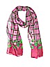 Echo 100% Polyester Plaid Pink Scarf One size - photo 1