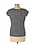Ann Taylor LOFT Outlet 100% Cotton Black Short Sleeve Top Size L - photo 2
