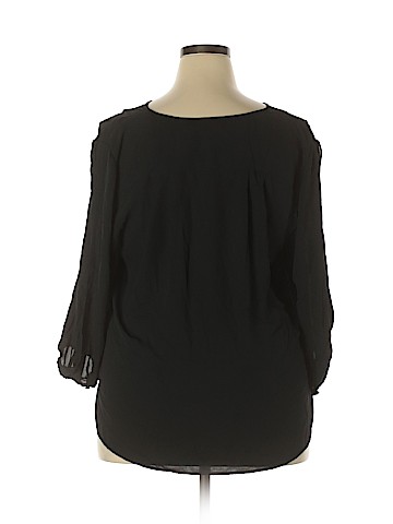 INC International Concepts 3/4 Sleeve Blouse (view 2)