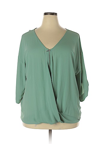 Soho JEANS NEW YORK & COMPANY Short Sleeve Blouse (view 1)