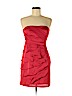 Minuet 100% Polyester Red Cocktail Dress Size M - photo 1