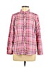 Talbots 100% Cotton Purple Long Sleeve Button-Down Shirt Size M (petite) - photo 1