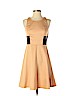 PJK Patterson J. Kincaid Tan Casual Dress Size S - photo 1