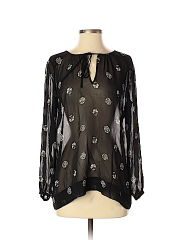 Club Monaco 3/4 Sleeve Silk Top (view 1)