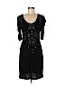 Nanette Lepore 100% Rayon Black Cocktail Dress Size 8 - photo 1
