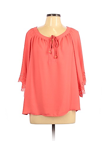 NY Collection 3/4 Sleeve Blouse (view 1)