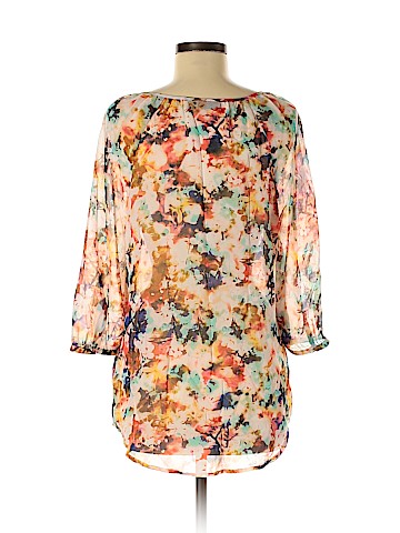 a.n.a. A New Approach 3/4 Sleeve Blouse (view 2)