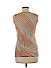 Reed Krakoff 100% Silk Tan Sleeveless Silk Top Size 6 - photo 2