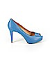 Nine West Blue Heels Size 7 1/2 - photo 1
