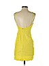 Topshop 100% Polyester Yellow Cocktail Dress Size 2 (petite) - photo 2