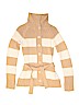 Blue Heart 100% Acrylic Stripes Tan Cardigan Size L (kids) - photo 1