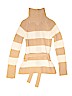 Blue Heart 100% Acrylic Stripes Tan Cardigan Size L (kids) - photo 2