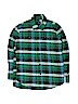 Gap Kids 100% Cotton Green Long Sleeve Button-Down Shirt Size 10 - photo 1
