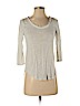Bordeaux Gray 3/4 Sleeve Top Size XXS (petite) - photo 1