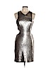Halston Heritage Gray Cocktail Dress Size 6 - photo 1