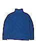 Gap Kids 100% Polyester Solid Blue Fleece Jacket Size 14 - 16 - photo 2