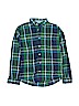 Tommy Hilfiger 100% Cotton Green Long Sleeve Button-Down Shirt Size 12 - photo 1