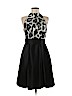 Theia 100% Polyester Black Cocktail Dress Size 6 - photo 1