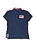 Polo by Ralph Lauren 100% Cotton Graphic Blue Short Sleeve Polo Size S (youth) - photo 1