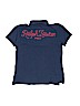 Polo by Ralph Lauren 100% Cotton Graphic Blue Short Sleeve Polo Size S (youth) - photo 2