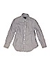 Ralph Lauren 100% Cotton Checkered-gingham Blue Long Sleeve Button-Down Shirt Size 8 - photo 1