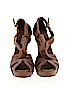 Miu Miu 100% Leather Brown Heels Size EU 36 1/2 - photo 2