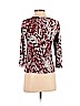JM Collection Burgundy 3/4 Sleeve Top Size P (petite) - photo 2