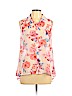 Forever 21 100% Polyester Pink Sleeveless Blouse Size L - photo 1