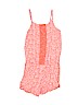Cat & Jack 100% Rayon Lace Pink Romper Size 7 - 8 - photo 1