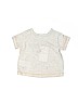 Kidding Around 100% Polyester Ivory Short Sleeve Top 0-3 MO / 3 MO - photo 2