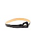 Unbranded 100% Snakeskin Solid Black Leather Belt Size S - photo 1