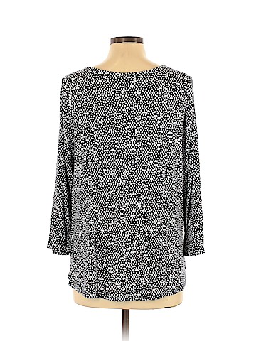 Dana Buchman Long Sleeve Top (view 2)