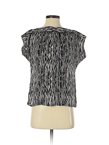 Tucker Short Sleeve Silk Top (view 1)