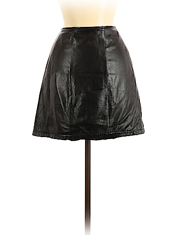 MaxiMa U.S.A. Leather Skirt (view 2)