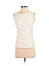 Ann Taylor 100% Polyester Ivory Sleeveless Blouse Size S (petite) - photo 1
