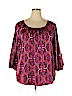 Jones New York Purple 3/4 Sleeve Blouse Size 2X - photo 1