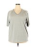 Flirtitude Gray Short Sleeve T-Shirt Size XXL - photo 1