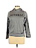 Nike 100% Polyester Gray Pullover Hoodie Size L - photo 1