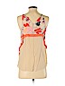 Parker Tan Sleeveless Blouse Size S - photo 2