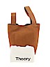 Theory Brown Leather Bucket Bag One size - photo 1