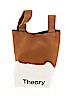 Theory Brown Leather Bucket Bag One size - photo 2